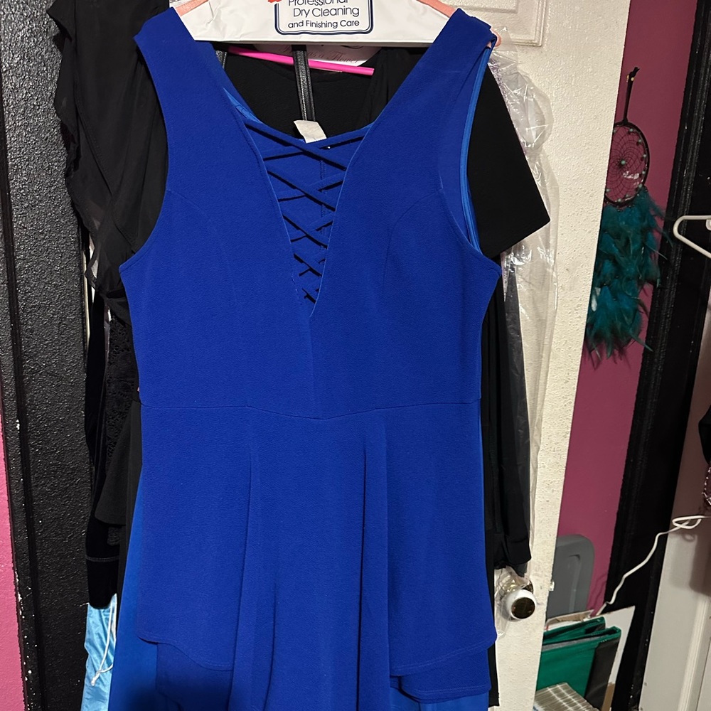 Blue dress